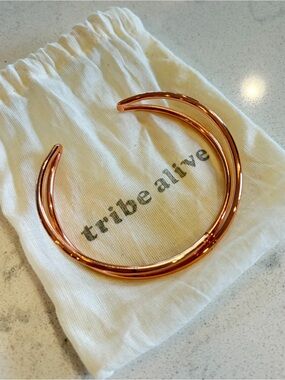 Never worn rose gold tone cuff bracelet.